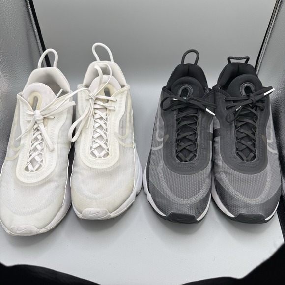 Nike Air Max 2090 Sneakers Black/Gray and White Men\'s Shoes Size 11 Two Pair main image 7